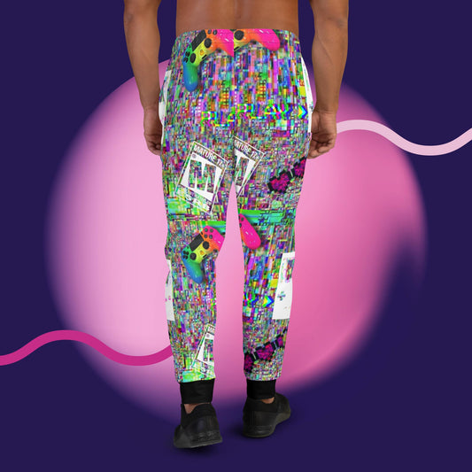 NOOB X PSYCHEDELUXE RETRO GLITCH Men's Joggers