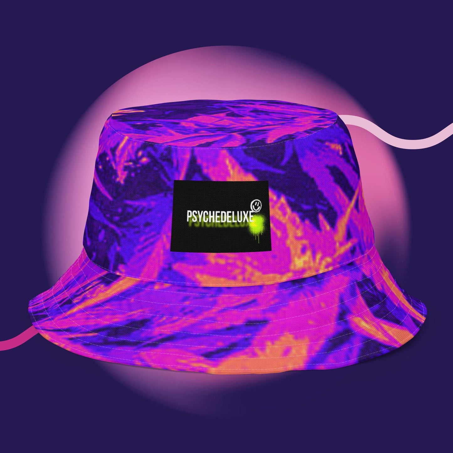 Fire Bud Drip Reversible bucket hat