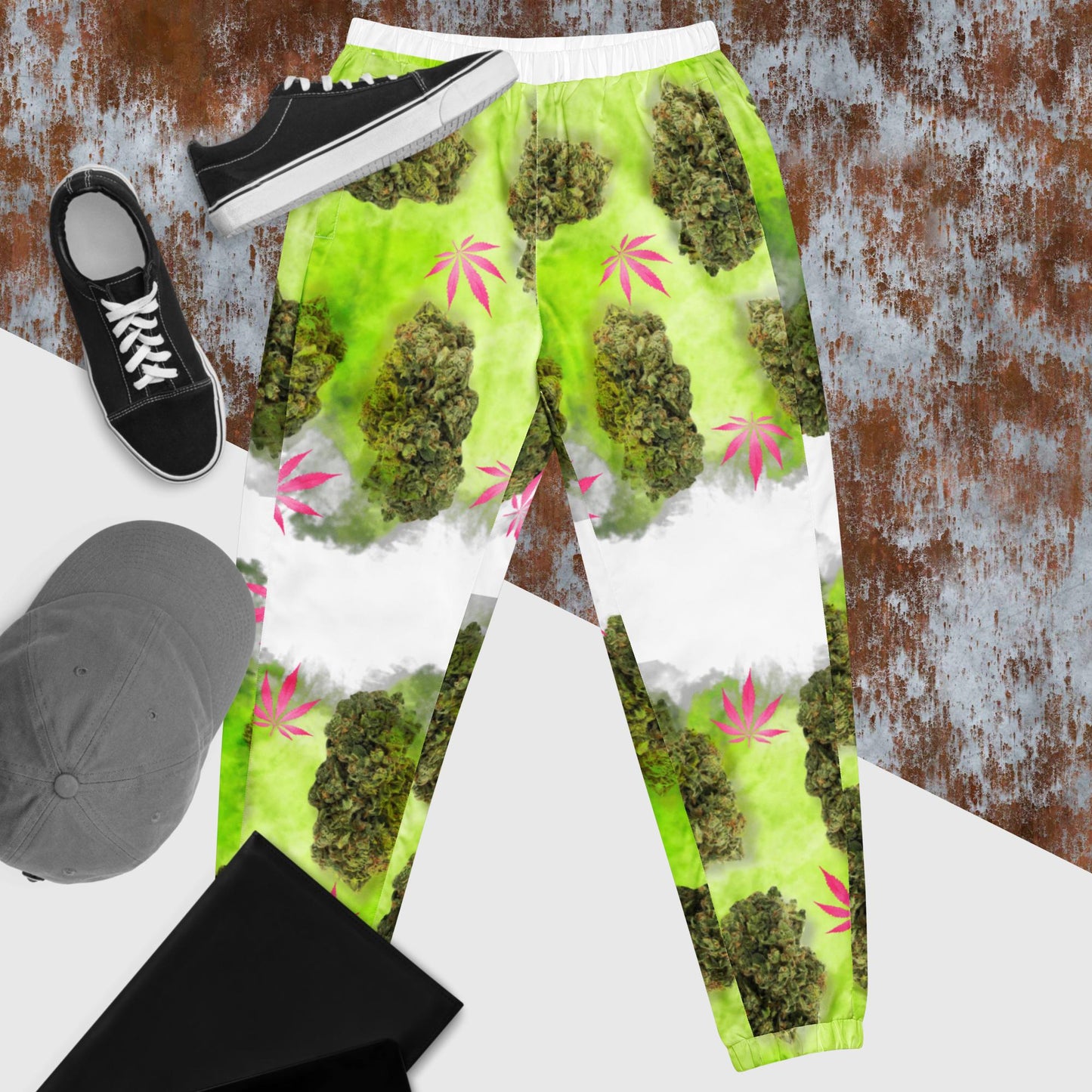 Canna-Lime Unisex track pants