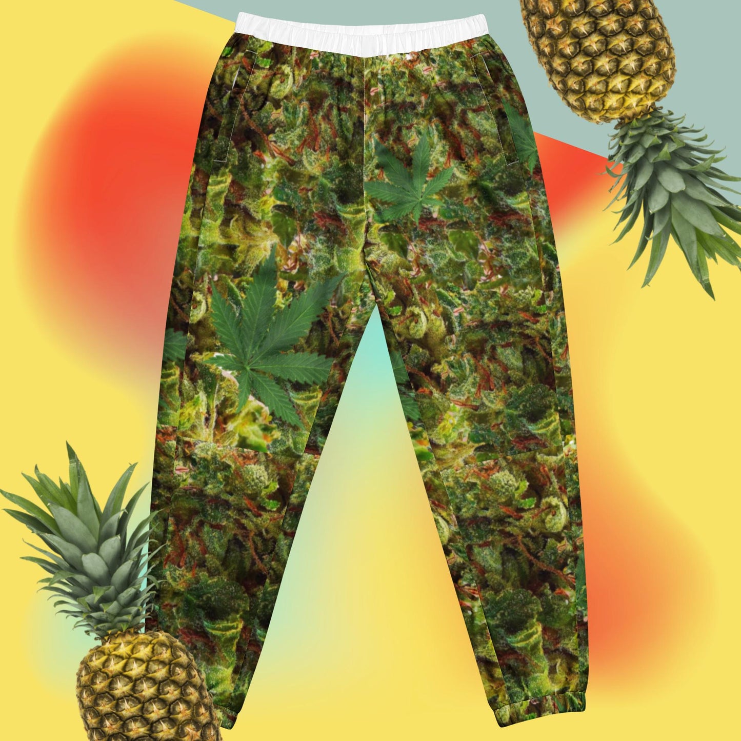 Cannabis All Over Unisex track pants