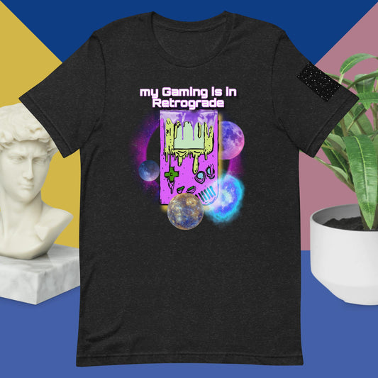 NOOB X PSYCHEDELUXE GAMING IN RETROGRADE Unisex t-shirt